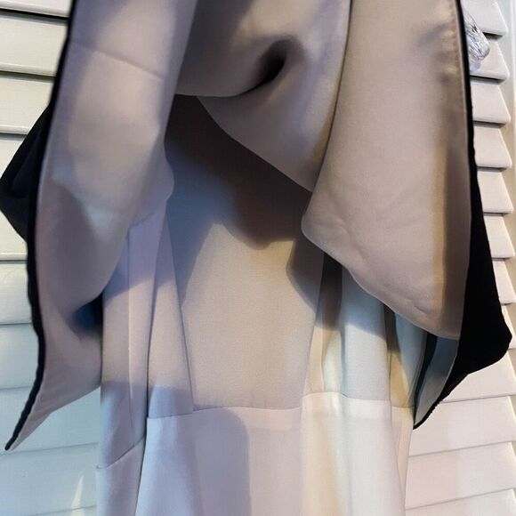 VTG LORD & TAYLOR | JILL STUART | black & off white open back gown NWT Size 2 - Picture 9 of 15